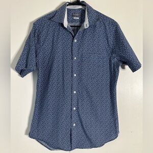 Van Heusen slim flit floral button down size small